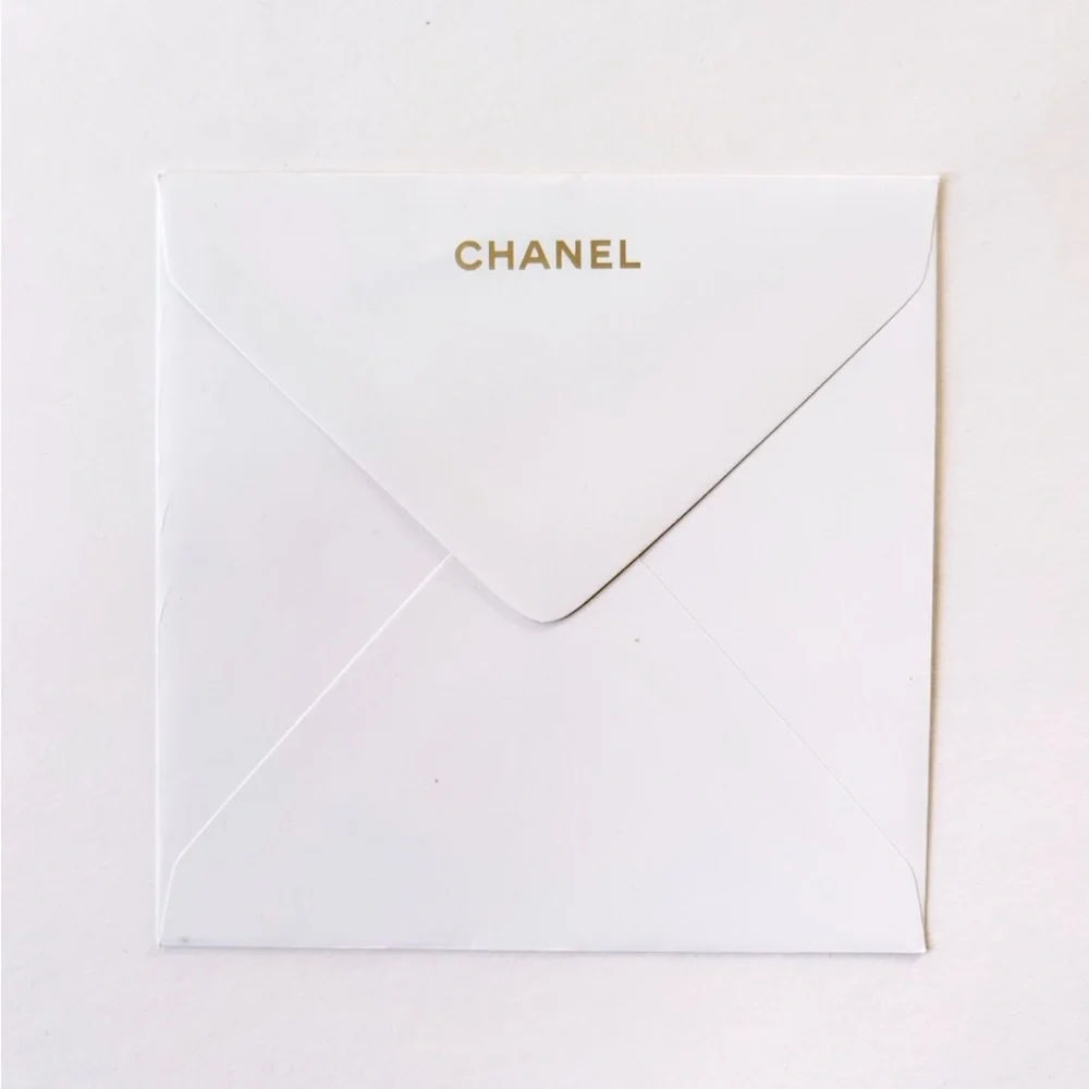 CHANEL blank notecard